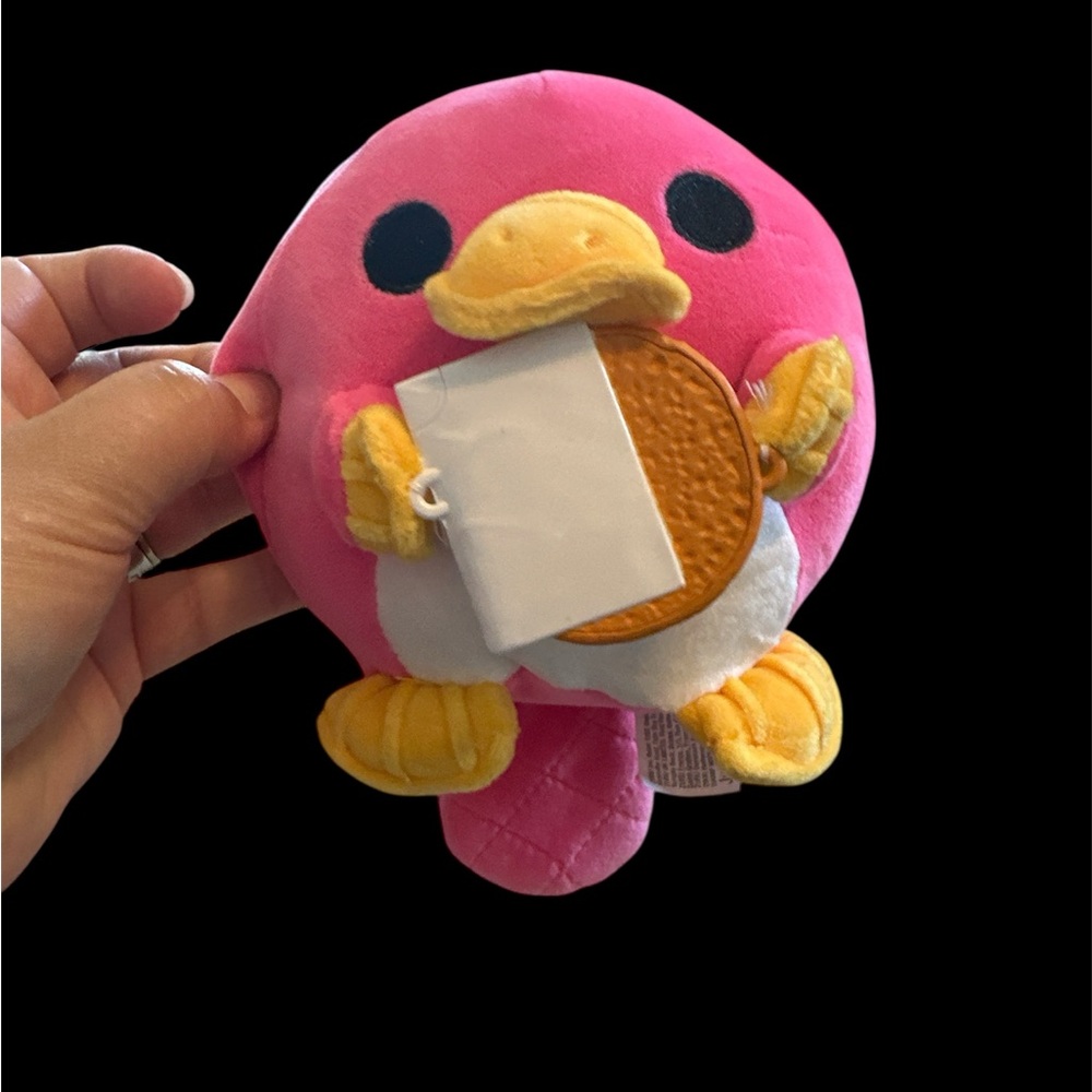 Pink Plush Penguin Toy